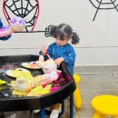 팡팡, 공룡으로 변신 | 이천 아이와 가볼 만한 곳 오감팡팡, 스파이더맨 괴물 물감 놀이 체험 후기