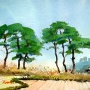 소나무가 있는 풍경 이미지