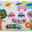 지능개발 색종이접기 이미지