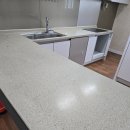 국제광택 | 향남한국아델리움 주방 싱크대 상판 연마 광택 및 항균 나노 코팅