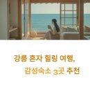 까롱별장 | 혼자만의 시간을 위한 강릉 감성숙소 추천 3곳