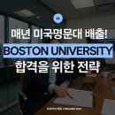 보스톤경영컨설팅 | 보스턴 대학교 학비, 합격을 위한 여름특강!