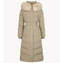 다운세탁 | 듀엘 DEWL 폭스퍼 벨티드 롱패딩 베이지 55사이즈 여자 3년차 착샷 후기, 구스다운 물세탁 방법