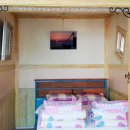 노을그려진바다풍경 이미지