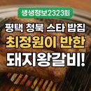 농부네화로구이 | 생생정보 2323회 평택 청북 스타밥집 뮤지컬 배우 최정원 돼지왕갈비 화로구이 돌솥비빔밥 된장찌개 위치