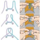 기발한 신발끈 묶는 법 이미지