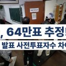 서울, 64만표 추정! / 실제와 발표 사전투표자수 차이 이미지