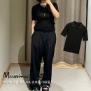 블랙디테일 | 마시모두띠 100% 코튼 폴로셔츠 리브드 디테일 블랙 착용 후기