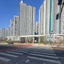 헤어숍 앞 횡단보도 이미지