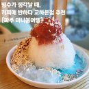 커피에반하다(VANADA COFFEE)교하본점 | 빙수가 생각날때 #딸빙도 #커피에반하다 교하본점 (파주 미니붕어빵)