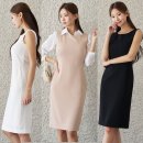 핏요가&오피스 | 하객 원피스 나시 원피스 민소매 H라인 슬림핏 정말 몸매보정이 될까요