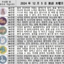 재미로 보는 12월5일 오늘의 운세 이미지