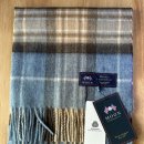 블루앤틱 | 아브라함문 메리노울 머플러 블루 맥켈라, 앤틱 로얄 스튜어트 내돈내산 후기
