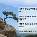 독야청청(獨也靑靑) 이미지