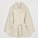 바디모어핏 | 메리어라운드 | 엠모어 울 부클 하프 벨트 코트 리뷰 (wool boucle half-belt coat)