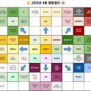 (단기)바리스타(자격증)-주간E | 만다라트 목표 점검 @ 25년 4월