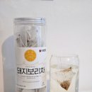 맛좋돼지 | 국내산 돼지감자차 태양별 돼지보리차 섭취 후기 탕비실 티백차 추천