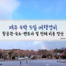 ㈜스카이렌트카 | 제주 4박 5일 여행경비 총정리 (8살 아이동반) – 항공권·숙소·렌트카 등 전체 비용 공개