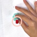 [ 겟잇뷰티아카데미 ] 네일국가자격증 2과제 - 부채꼴 마블링 기법