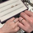 옐로우큐브 | 쇼파드 웨딩밴드 아이스큐브 화이트골드, 옐로우골드 비교 신세계강남점 후기 +웨이팅정보