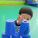 12개의 컵의 마법 스포츠 스태킹 이미지