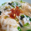 메밀묵과칼국수