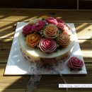 홈수제 앙금플라워 떡케이크 만들기 이미지