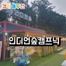 인디언숲 캠프닉 이미지
