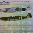 Aero Master BF 109K Last of the Breed 48-494 이미지