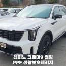 평택썬팅쏘렌토 레이노썬팅 크로마9 PPF 생활보호패키지4종 시공후기