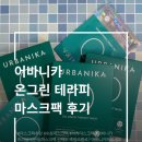 위팩 | 마스크팩추천 어바니카 온그린테라피마스크팩 화잘먹 수분팩 후기