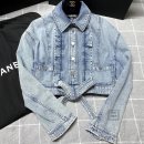 [국내당일발송] CHANEL 샤넬 공방 프릴 데님 자켓 ( 샤넬 제니 데님자켓 )