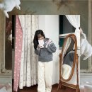 4256 | 반원아뜰리에 여성 KN4256 노르딕 라운드 니트 사랑둥이가 되