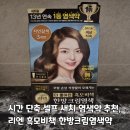 리엔 | 시간 단축 새치 염색약 추천, 셀프염색 내돈내산 후기 리엔 흑모비책 한방크림염색약
