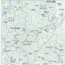 안동 갈라산 지도.이산 박봉산지도. 이미지