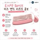 앤드키 | 로지텍 사무용 키보드 웨이브 키즈 앤드 리프트 콤보 구매후기(로즈핑크, 버티컬 마우스 좋은걸?)