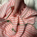 핑크라인 | 여성잠옷 라인제이 핑크 스트라이프 파자마 후기 (기분까지 좋아지는 홈웨어)