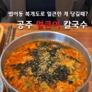 공주얼큰이칼국수 | 대구 범어동 복개도로 공주 얼큰이 칼국수 내돈내산 후기