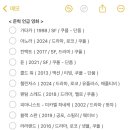 잠이 안 와서 영화 목록 정리🍿 이미지