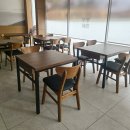 동조식당 | 부산 기장 식당 테이블 제작 배송 _ 동조 HPL 테이블과 직수입 의자