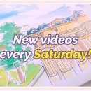 여행스케치 수채화 이미지