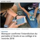 프랑스 초등학교, 중학교 2018년부터 휴대폰 사용 전면 금지 이미지