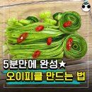 오이피클 만들기 이미지