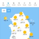 오늘의 날씨 (12월 17일 일요일) 입영 14일차 이미지