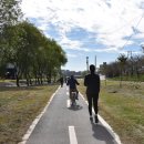 광주천변 자전거 도로 이미지