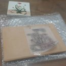 자기에 그린 그림(핸드페인팅) 이미지