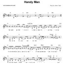 악보 -handy man 이미지