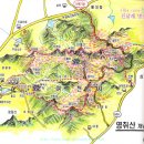 여수 영취산 등산지도, 등산코스, 산행지도, 산행코스 안내 및 진달래 산행 이미지