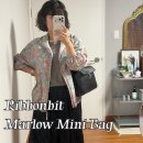 사라의옷장 | 키작녀 후기ㅣ Ribbonbit 리본빛 말로우 미니백 블랙 시엔느 쟈뎅 점퍼 로즈핑크