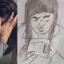 전국 엄마들 반성하게 만든 ’10살 딸’이 그린 초상화… 충격 일상 이미지